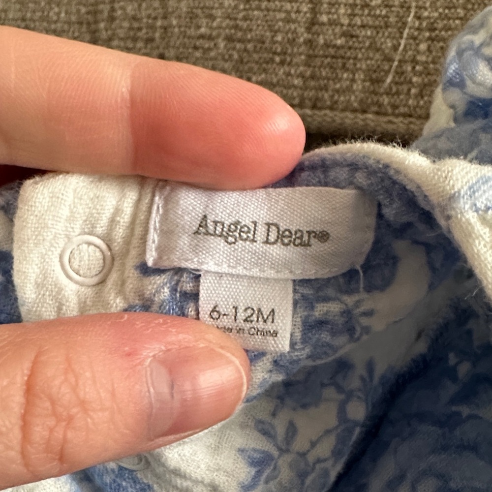 Angel Dear Dream Cottage Floral Long Sleeve Romper - Picture 2 of 5